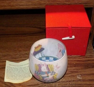 Li Bien Glas OSTERHASE TEELICHT TEELICHT KERZENHALTER INNEN KUNST PIER 1 - Bild 1 von 5