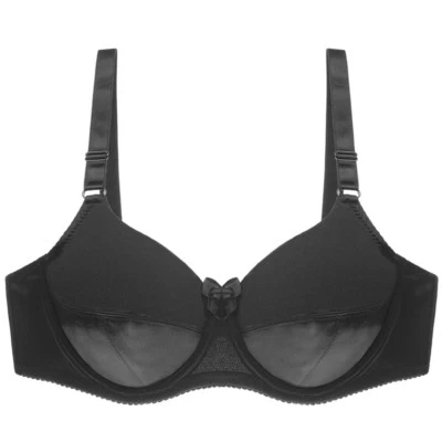 Soft 36-60 AA ABCDDEF Womens Bras Ma'am Sexy Lingerie Plus Size Ladies Brassiere - Image 1 of 4