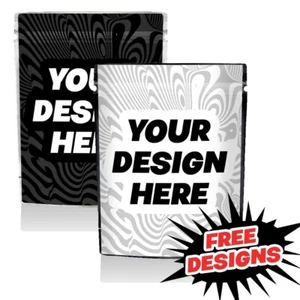 16x Custom Personalized Mylar Bags 3.5 9x13cm Resealable Smell Proof Cali Food - Picture 1 of 3