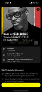 Black Coffee in Berlin 1x Backstage Ticket für den 20.09.2024 - Bild 1 von 1