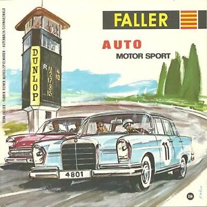 Faller AMS Prospekt Faltblatt Auto Motor Sport