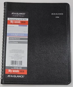 AT-A-GLANCE (G546-00) DayMinder Executive 2026 Weekly Monthly Planner w/ Notes - Picture 1 of 1