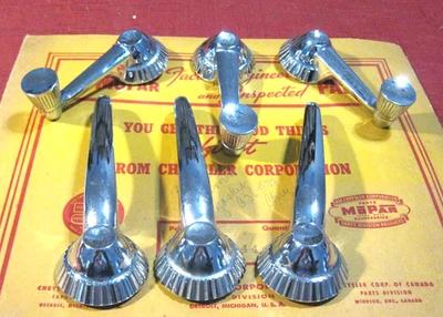 Как новый 1955-1959 Desoto, Dodge двери и четверть ручки лот из 6, без сюрпризов! - Изображение 1 из 4