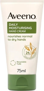 Aveeno Daily Moisturising Hand Cream (1x 75ml), Nourishing Lotion with 24-Hour - Picture 1 of 8