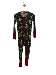 Little Sleepies DISNEY CHRISTMAS PARADE Schlafanzug mit Reißverschluss 2t - Bild 1 von 5