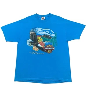 Vintage 90s Harley Davidson Motorcycles Biker Hawaii T Shirt Size XL - Bild 1 von 8