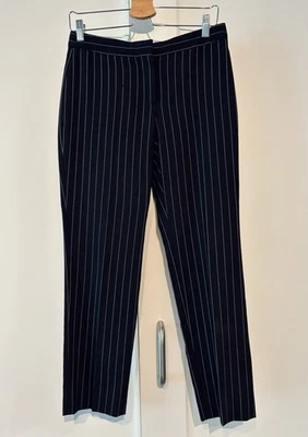 Pantalones de vestir Alexander McQueen 38 XS azul marino a rayas Foto 1 de 4