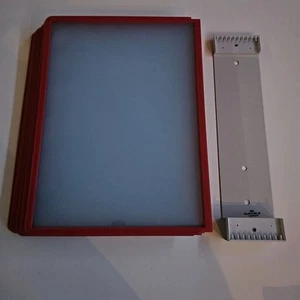 Sichttafel Durable Vario Wall 10 Sichttafel-System Zustand Gut Gebraucht Rot - Bild 1 von 5