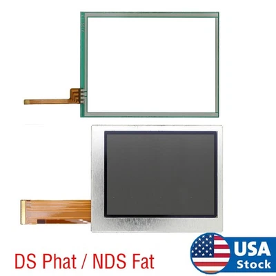 Tela LCD Touch Screen Digitalizador Substituição Para Nintendo DS Phat/NDS Fat - Imagem 1 de 3