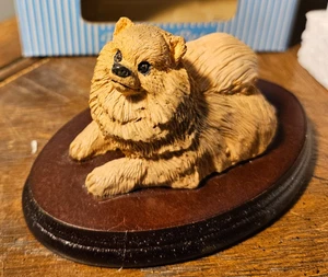 Perfect Pets by Colony handgefertigte Harz Pommerscher Hund Figur 4" Sockel - Bild 1 von 4