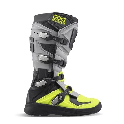 STIVALI BOOTS MOTO CROSS ENDURO GAERNE GX1 EVO  YELLOW/GREY/BLACK OFFROAD - Imagen 1 de 3