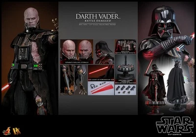 Figura Hot Toys Sidesow Star Wars Darth Vader Batalla Dañada Escala 1/6 #913612 Foto 1 de 4