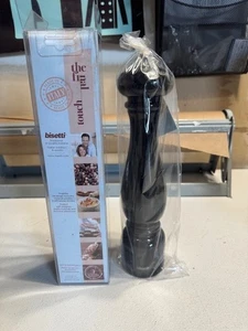 Bisetti Firenze Salt Mill with Adjustable Grinder, 12.6 Inch, Black - Picture 1 of 4