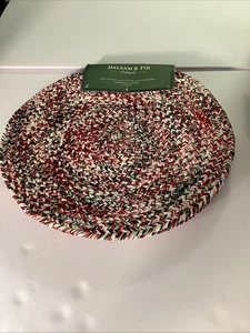 "Manteles individuales BALSAM & FIR TRADING CO (4) multicolor 15"" algodón/poliéster redondos" - Imagen 1 de 6