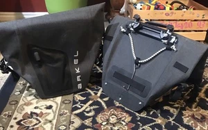 USED Arkel Orca 45 L Waterproof Pannier Set (2) Bags Grey Color - Picture 1 of 14