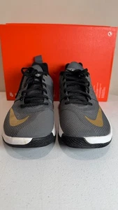 Nike Fly By Mid 2 Schuhe Herren 10 Grau Gold Basketball Turnschuhe AJ5902-002 MinFlaw - Bild 1 von 11