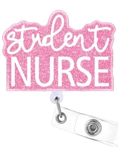 Badge Reel Holder Retractable with ID Clip for Nurse Nursing Name Tag Card Nu... - Picture 1 of 7