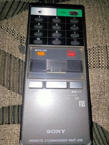 sony betamax remote control rmt-216 great condition fully working order - Picture 1 of 2