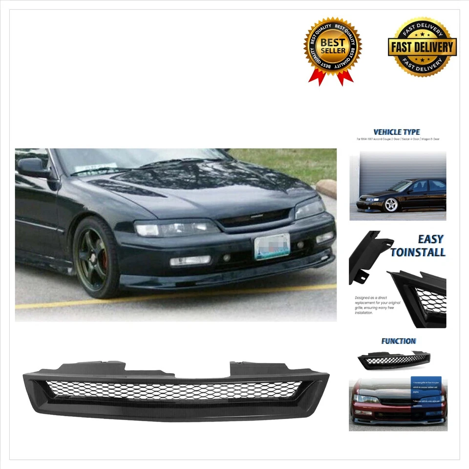 Elegant Mesh Front Grille Guard for 1994-1997 Honda Accord - Upgrade Your Style Foto 1 de 4