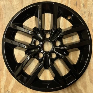 18-21 JEEP GRAND CHEROKEE 18” GLOSS BLACK WHEEL SKIN NEW 1 PIECE - Picture 1 of 2