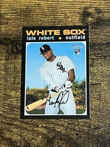 Topps Heritage #512 2020 Luis Robert novato radiocontrol Chicago White Sox - Imagen 1 de 3