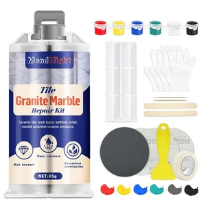 Kit de reparación de azulejos granito mármol piedra porcelana cuarzo encimera ¡arreglar astillas! - Imagen 1 de 7