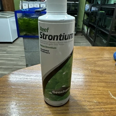 Seachem Reef Strontium 250mL Liquid Strontium Supplement for Live Corals - Image 1 of 4