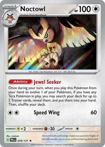 Noctowl 115/142 | Stellar Crown | Pokémon TCG Holo NM - Picture 1 of 1