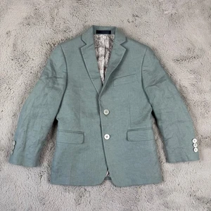 Lauren Ralph Lauren Linen Blazer Sport Coat Two Button Jacket Boys Size 7 - Picture 1 of 8