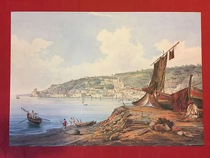 GIACINTO GIGANTE - POSILLIPO FINE ART PRINT REPLIK der GRAVUR AQUARELL 1800 - Bild 1 von 1
