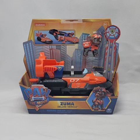 Paw Patrol Zuma Deluxe Vehicle With Action Figure NIB Cover