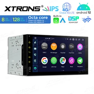 7" Android 12 Double 2DIN Car Stereo GPS Radio Universal RDS DSP 4G WIFI 8+128GB - Picture 1 of 12
