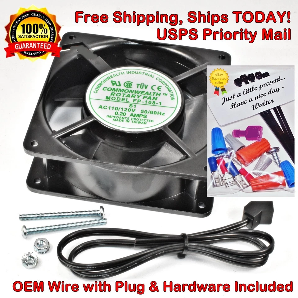 OEM Quadra-Fire Blower Fan Motor 832-3190 Wood Stove 2100i 3100i 5100i