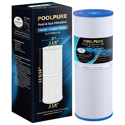 POOLPURE PLFPRB50-IN Spa Filter Replaces Pleatco PRB50-IN PRB50IN Unicel C-4950 - Image 1 of 4