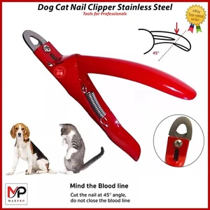 Professional Dog Cat Paw Claw Clipper Toe Nail Cutter Pet Grooming Nail Care New - Picture 1 of 5
