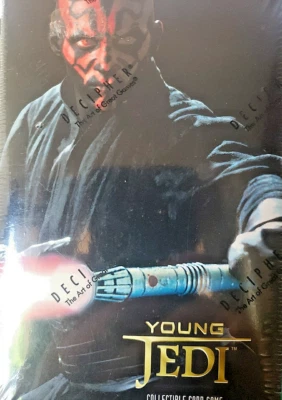 Star Wars Young Jedi Menace of Darth Maul Collectors box with 12 Boosters Packs - Image 1 of 4