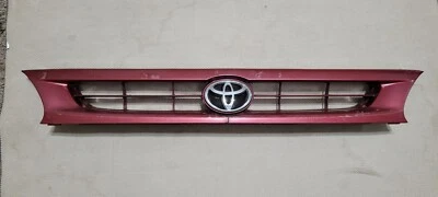 Toyota Corolla JDM 1993-1997 parachoques delantero capó parrilla corona roja logotipo parrilla F 94 Foto 1 de 2