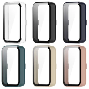 Tempered Glass Film Protective Shell Hard Shell Bumper Case for Honor Band 9 - Photo 1/18