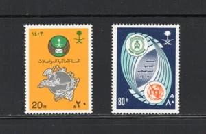 R9093 Saudi Arabien 1983 Kommunikationsjahr 2v.   MNH - Bild 1 von 1