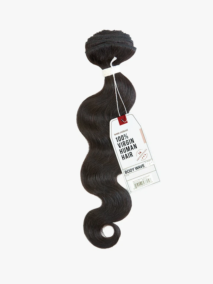 BARE & NATURAL SENSATIONNEL BARE&NATURAL 100% VIRGIN HUMAN HAIR WEAVE - 7A BODY WAVE
