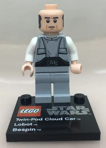 LEGO ® Minifigur Star Wars Lobot aus Set 9678 Twin-pod Cloud Car Bespin- sw0400 - Picture 1 of 6