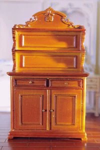 1/12 Dollhouse Hand Carved Bookcase Cabinet Miniature Furniture Luxury #1805WN - Picture 1 of 6