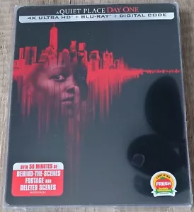 A QUIET PLACE: DAY ONE (2024) - 4K Ultra HD + Blu-ray STEELBOOK Edition - Foto 1 di 3