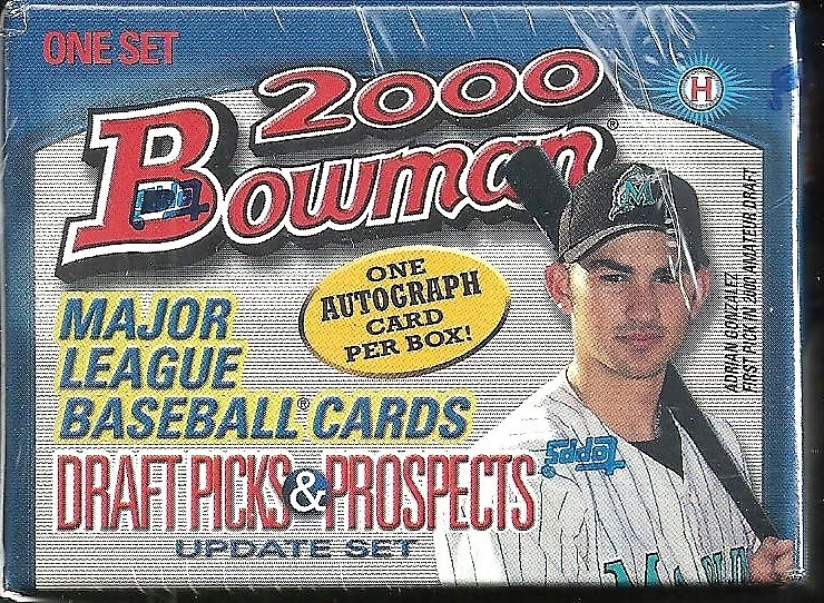 2000 Bowman Draft Picks & Prospects Factory Update Set Adrian Gonzalez RC AUTO? - Image 1 of 1