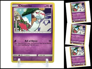 Pokemon Sun & Moon Crimson Invasion 43/111 Chimecho 4X Mint/NM 4 Card Playset X4 - Picture 1 of 3