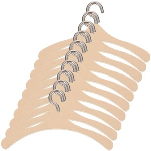 10 PIEZAS Mini Perchas para Casa de Muñecas Perchas de Metal Madera Juguete Armario - Imagen 1 de 12