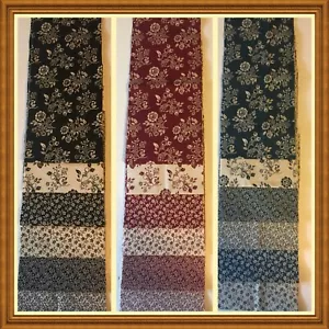 Dessertrolle 5 x 44 Blumen Sorte 18 Stück Stoff 100% Baumwolle KEINE Duplikate - Bild 1 von 10