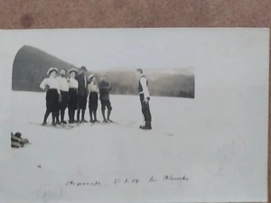 Postkarte von 1909. Tatsächliches Foto, das von Österreich nach Paraguay - Bild 1 von 2