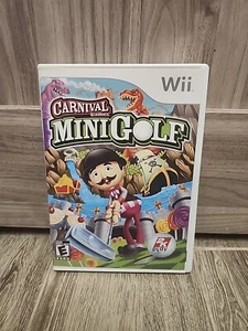 Carnival Games Mini Golf Nintendo Wii Complete CIB Mini Putt 2k Play - Picture 1 of 4