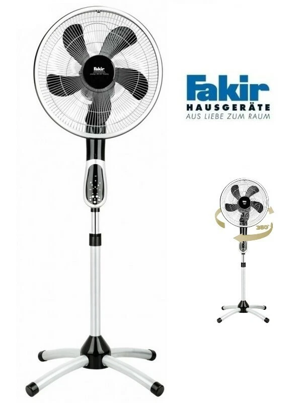 Fakir Standventilator VC 360 Grad Rotating Timer Fernbedienung VC360 Ventilator - Bild 1 von 1